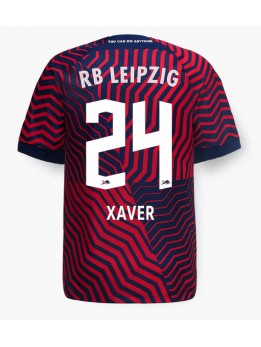 Billige RB Leipzig Xaver Schlager #24 Bortedrakt 2023-24 Kortermet